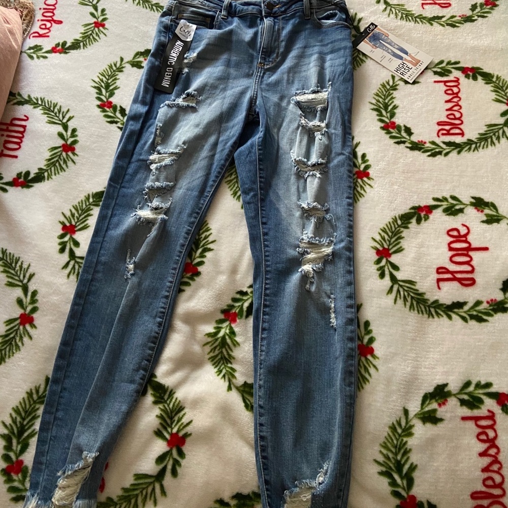 Women’s blue jeans
